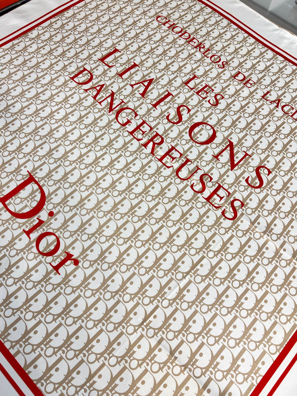 DIOR 26S SCARF 90CM IN SILK 163866