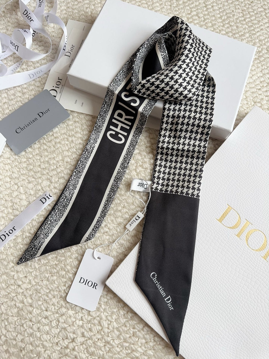 DIOR 26S SCARF 105CM IN SILK 298128
