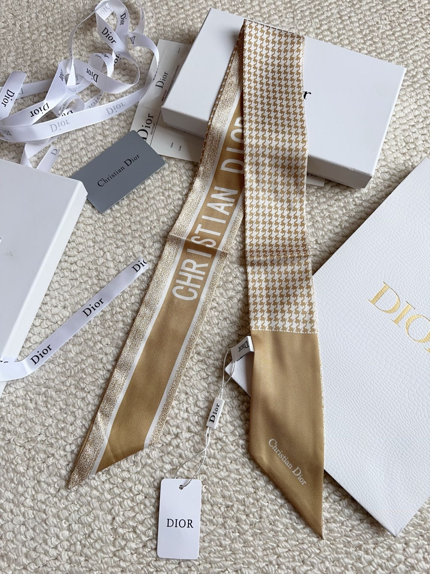 DIOR 26S SCARF 105CM IN SILK 298129