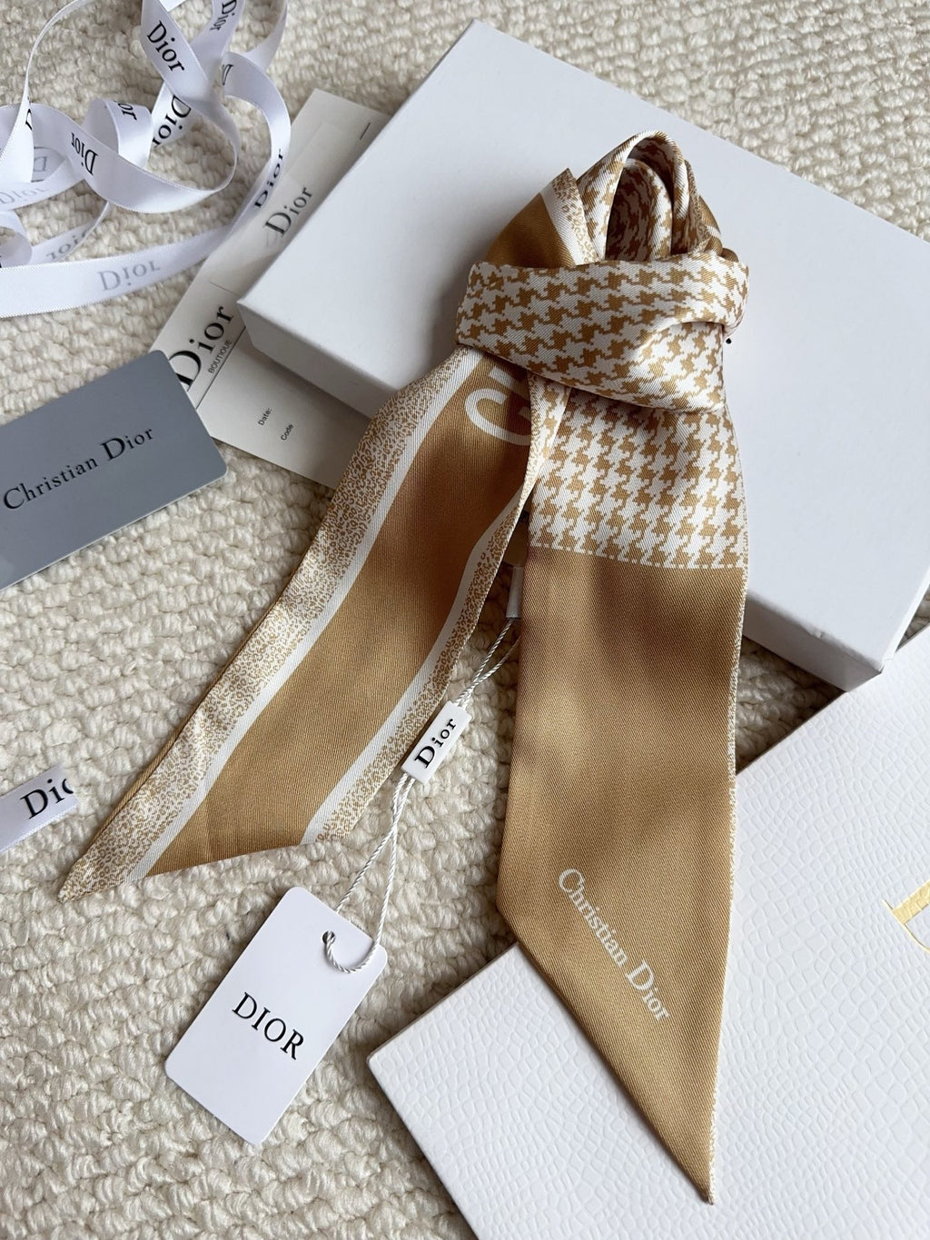 DIOR 26S SCARF 105CM IN SILK 298129