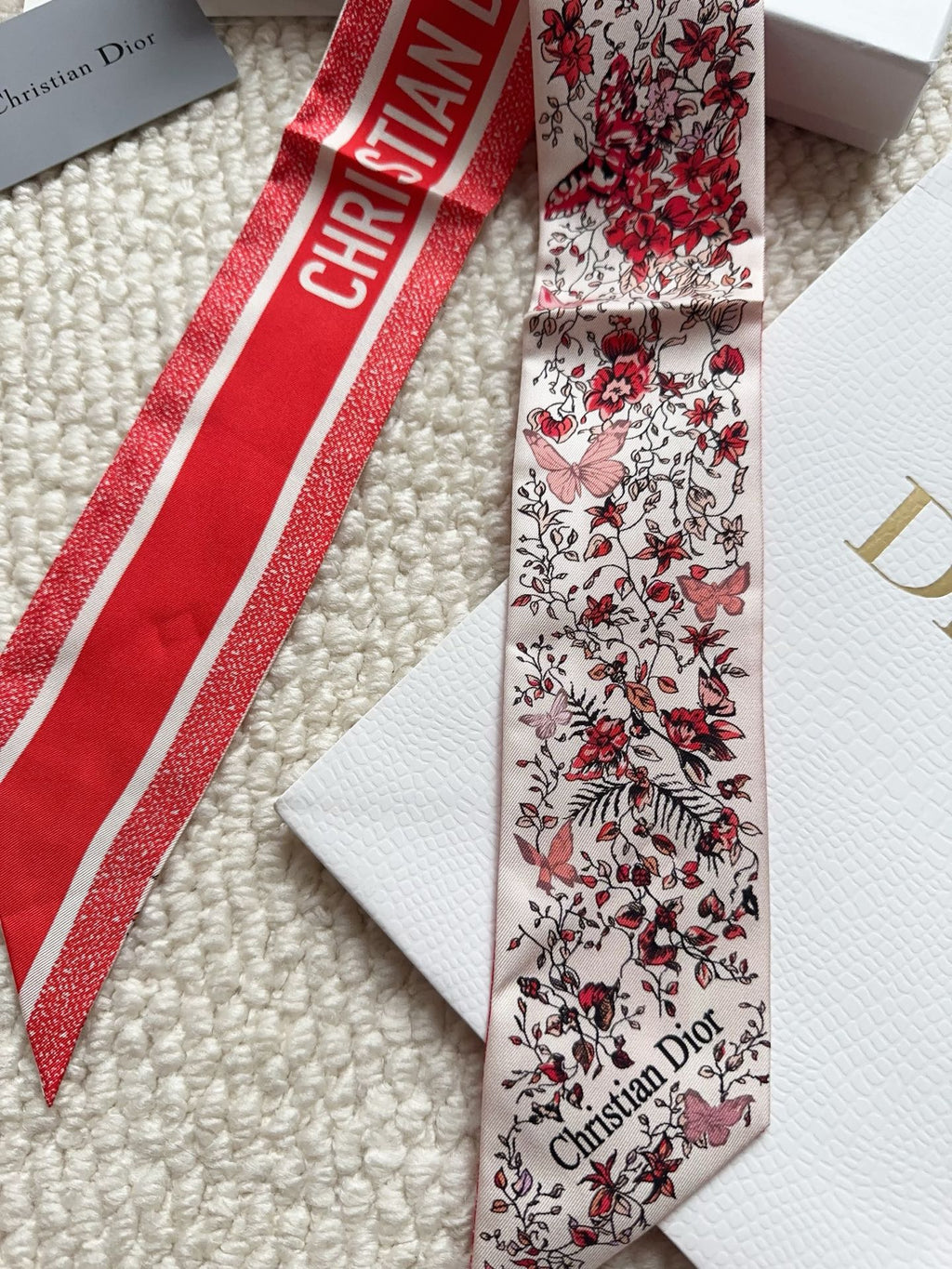 DIOR 26S SCARF 100CM IN SILK 295416