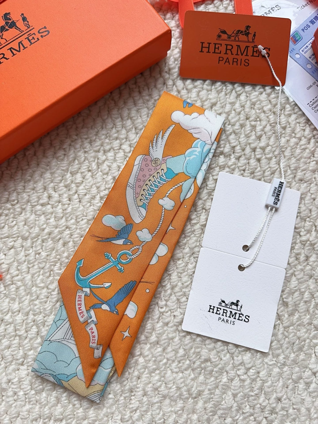 HERMES 26S SCARF 86 IN SILK 309635
