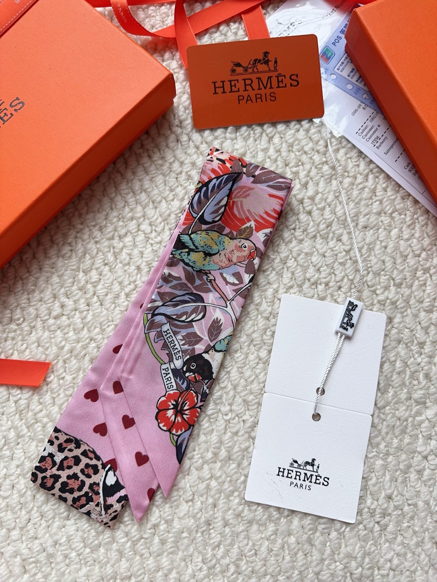 HERMES 26S SCARF 86 IN SILK 309638