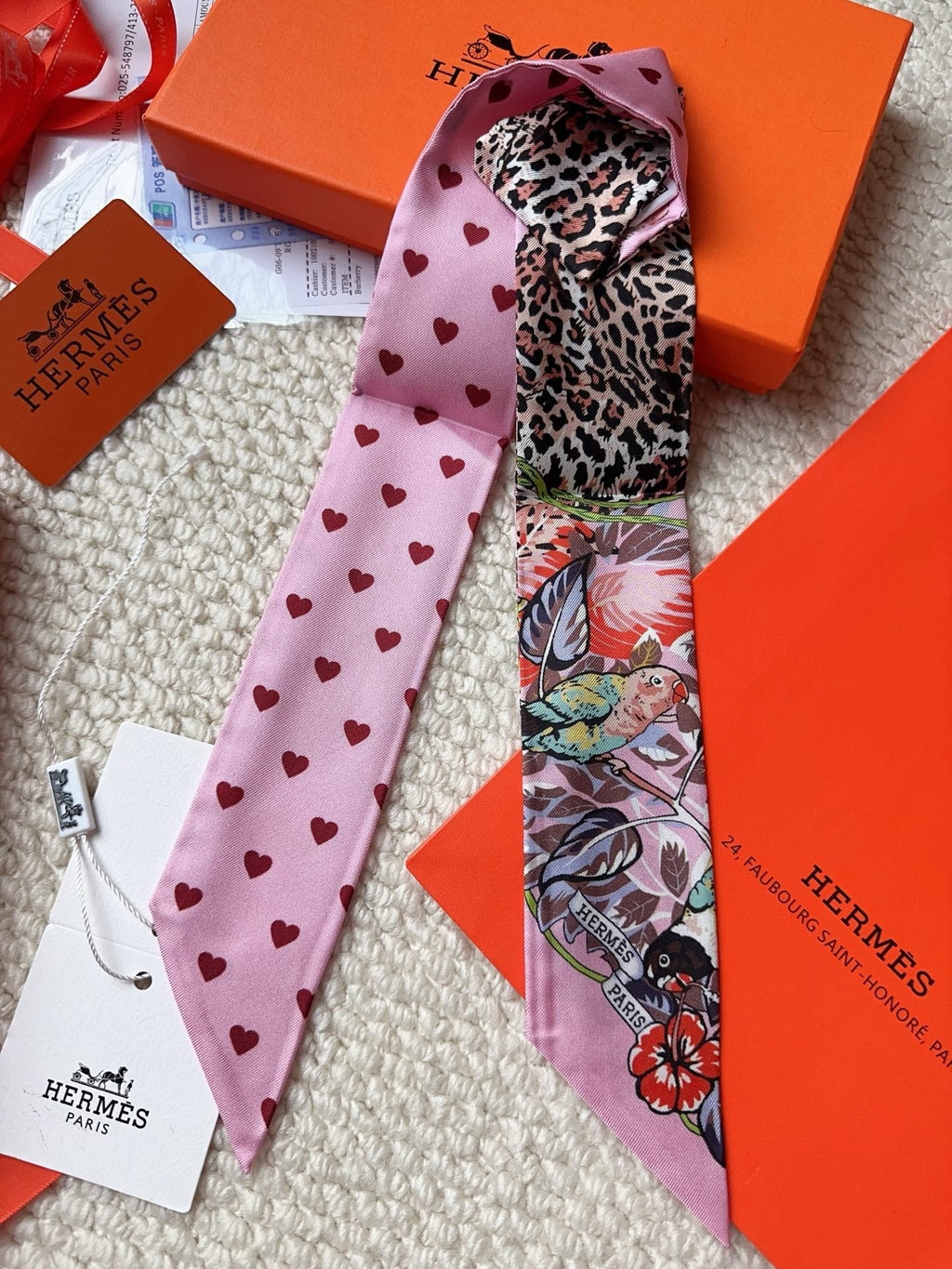HERMES 26S SCARF 86 IN SILK 309638