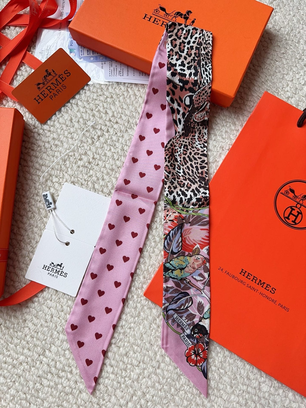 HERMES 26S SCARF 86 IN SILK 309638