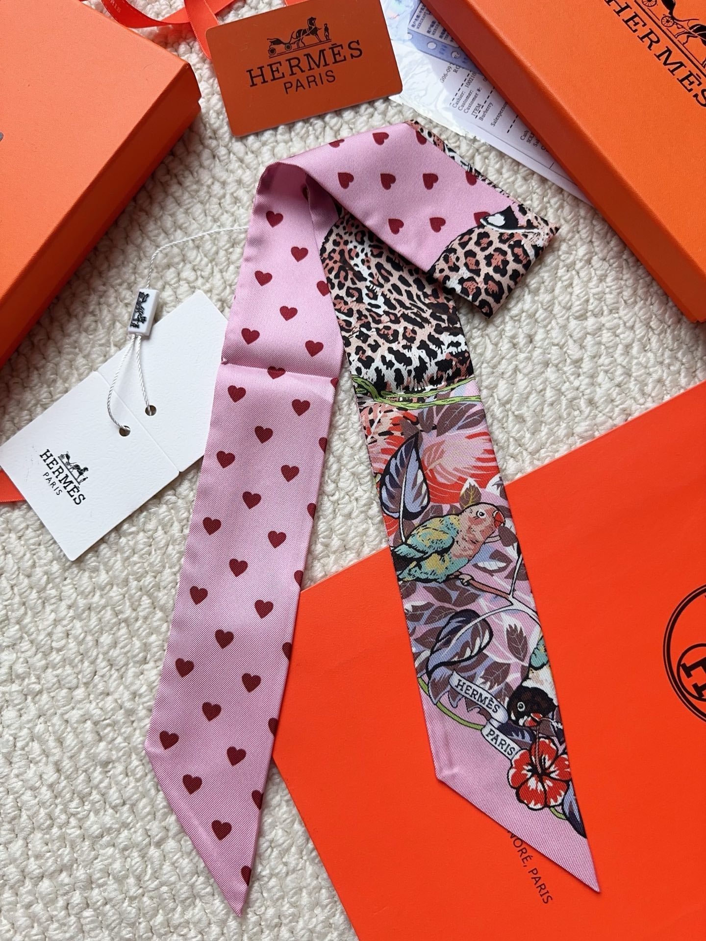 HERMES 26S SCARF 86 IN SILK 309638