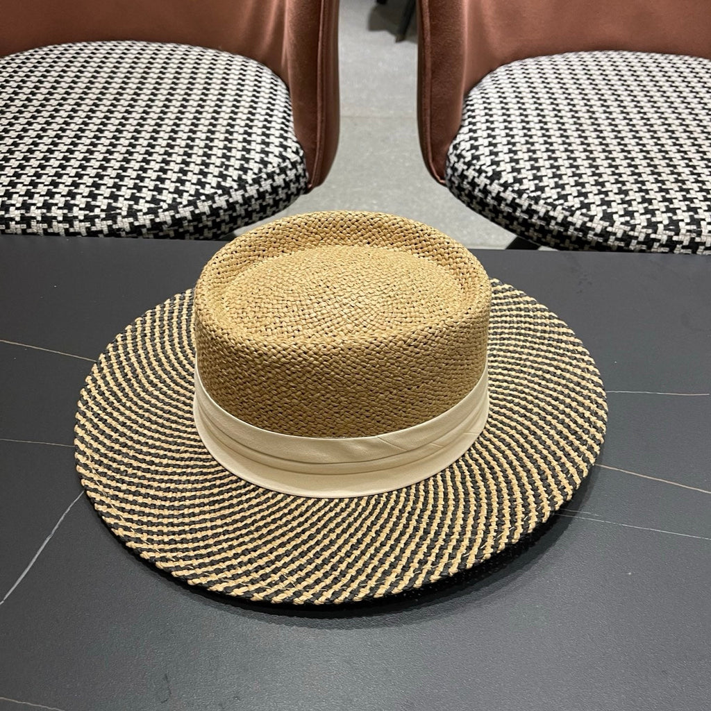 GUCCI 26S WIDE-BRIMMED STRAW HAT 265