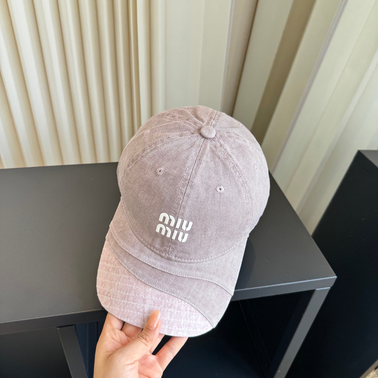MIUMIU 26S BASEBALL CAP 320486