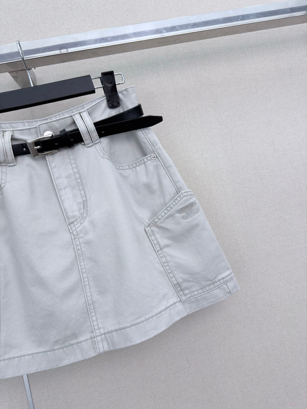 CELINE 26S DENIM MINI SKIRT 357