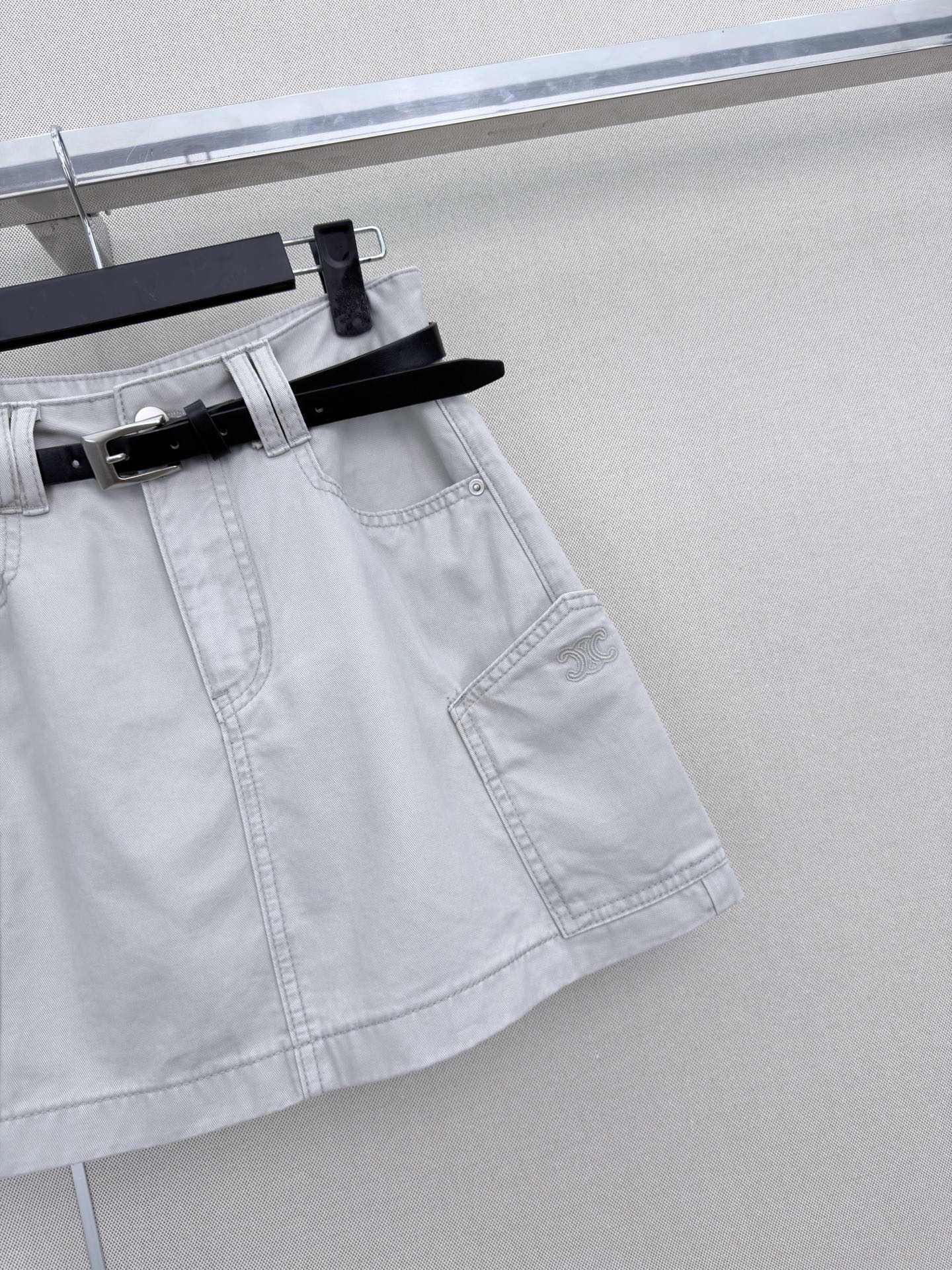 CELINE 26S DENIM MINI SKIRT 357