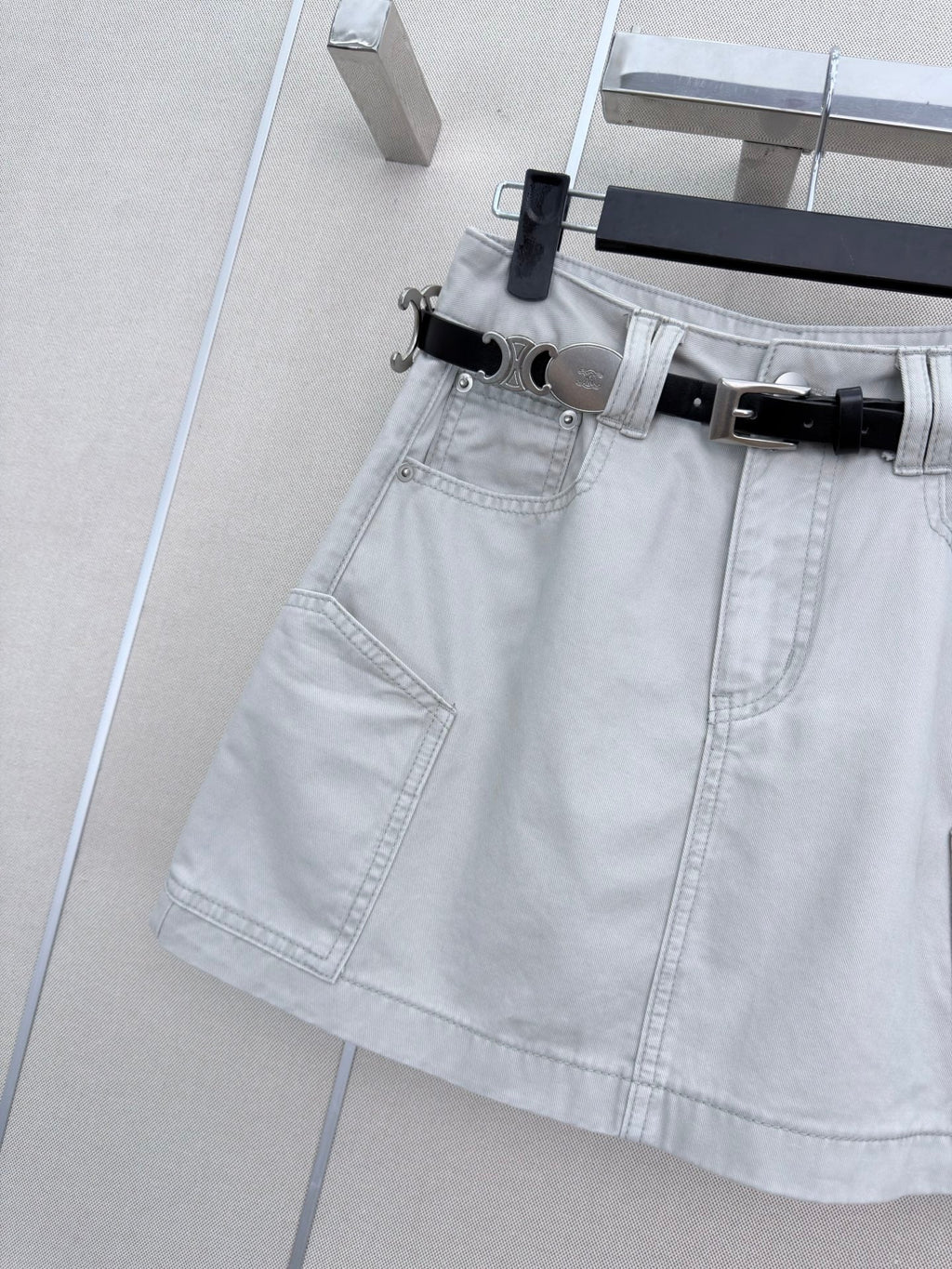 CELINE 26S DENIM MINI SKIRT 357