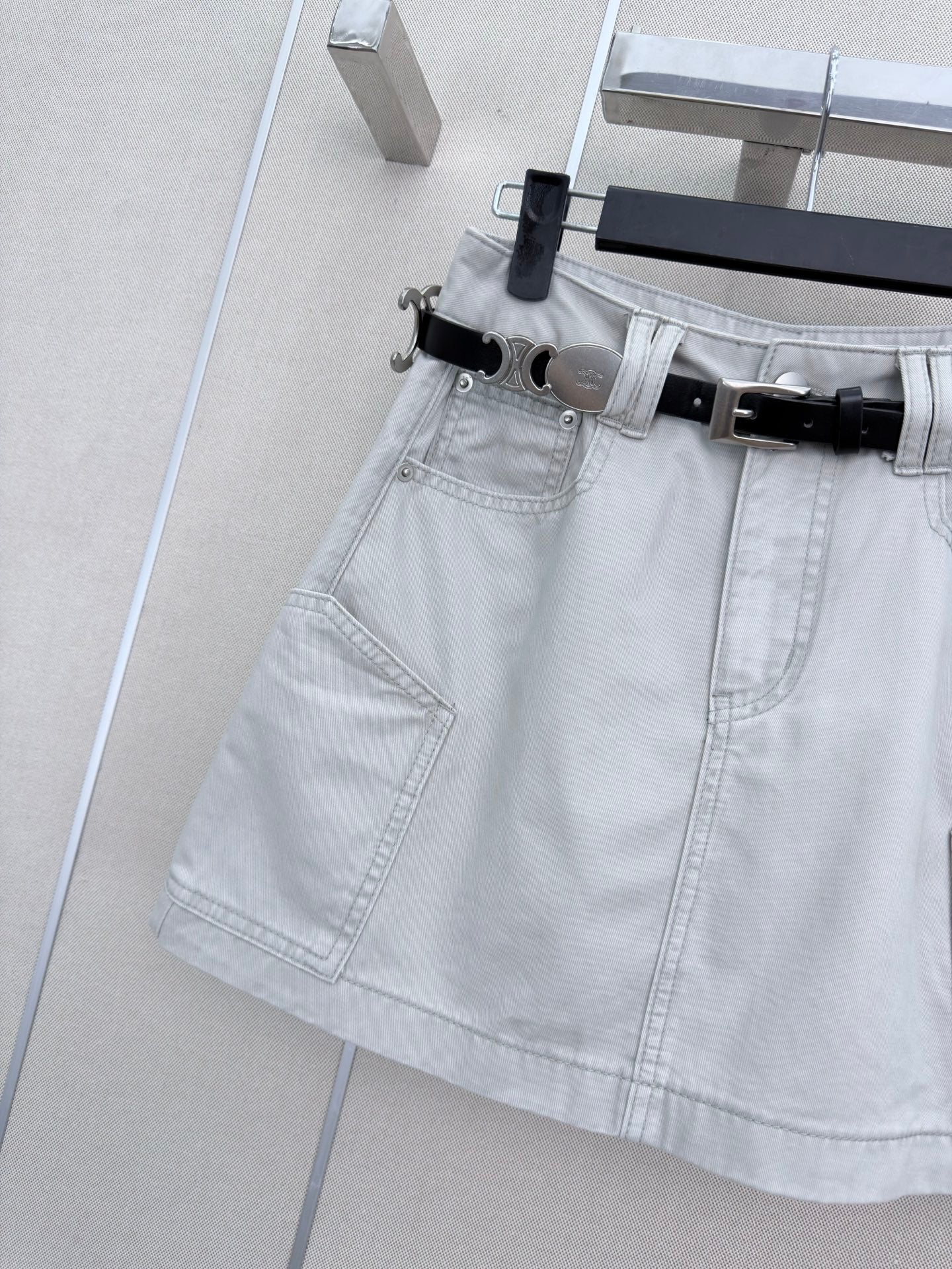 CELINE 26S DENIM MINI SKIRT 357