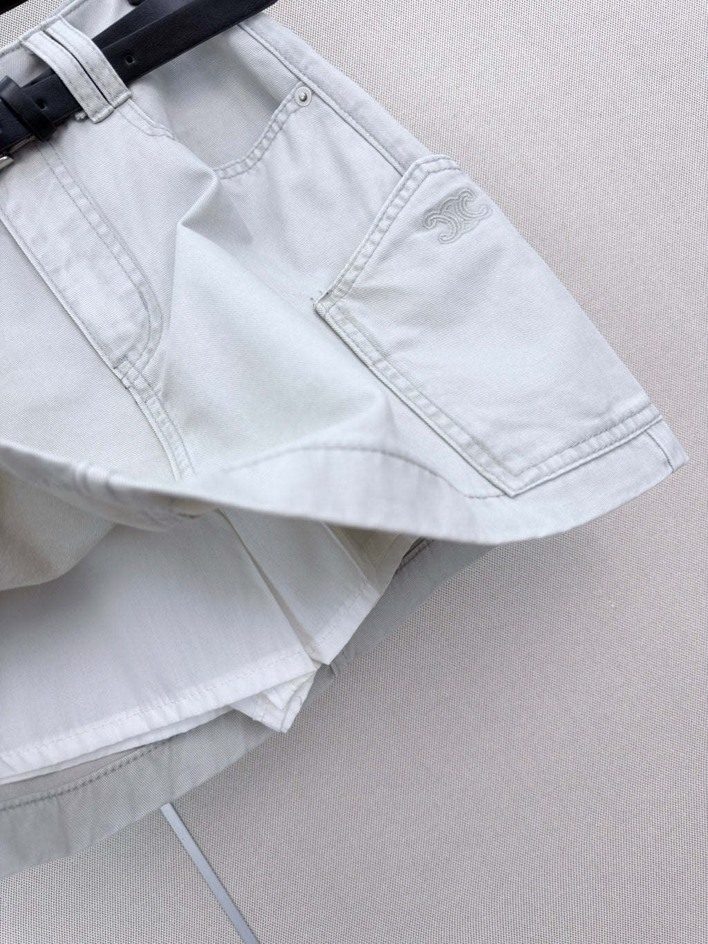 CELINE 26S DENIM MINI SKIRT 357