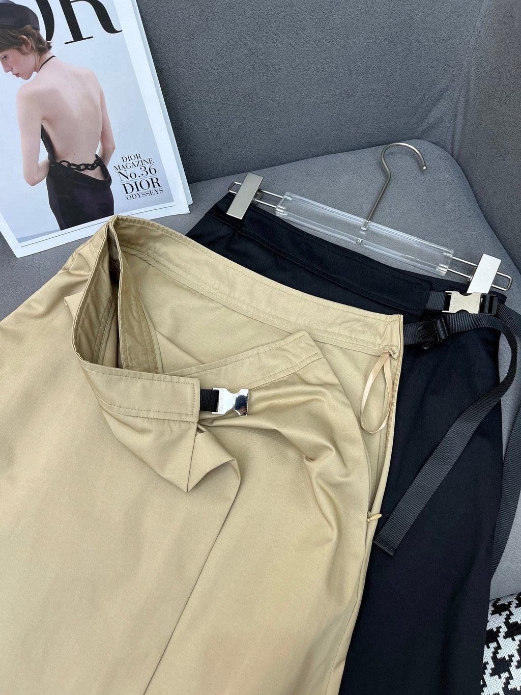 DIO SIDE ZIP SKIRT25S IN COTTON 266675