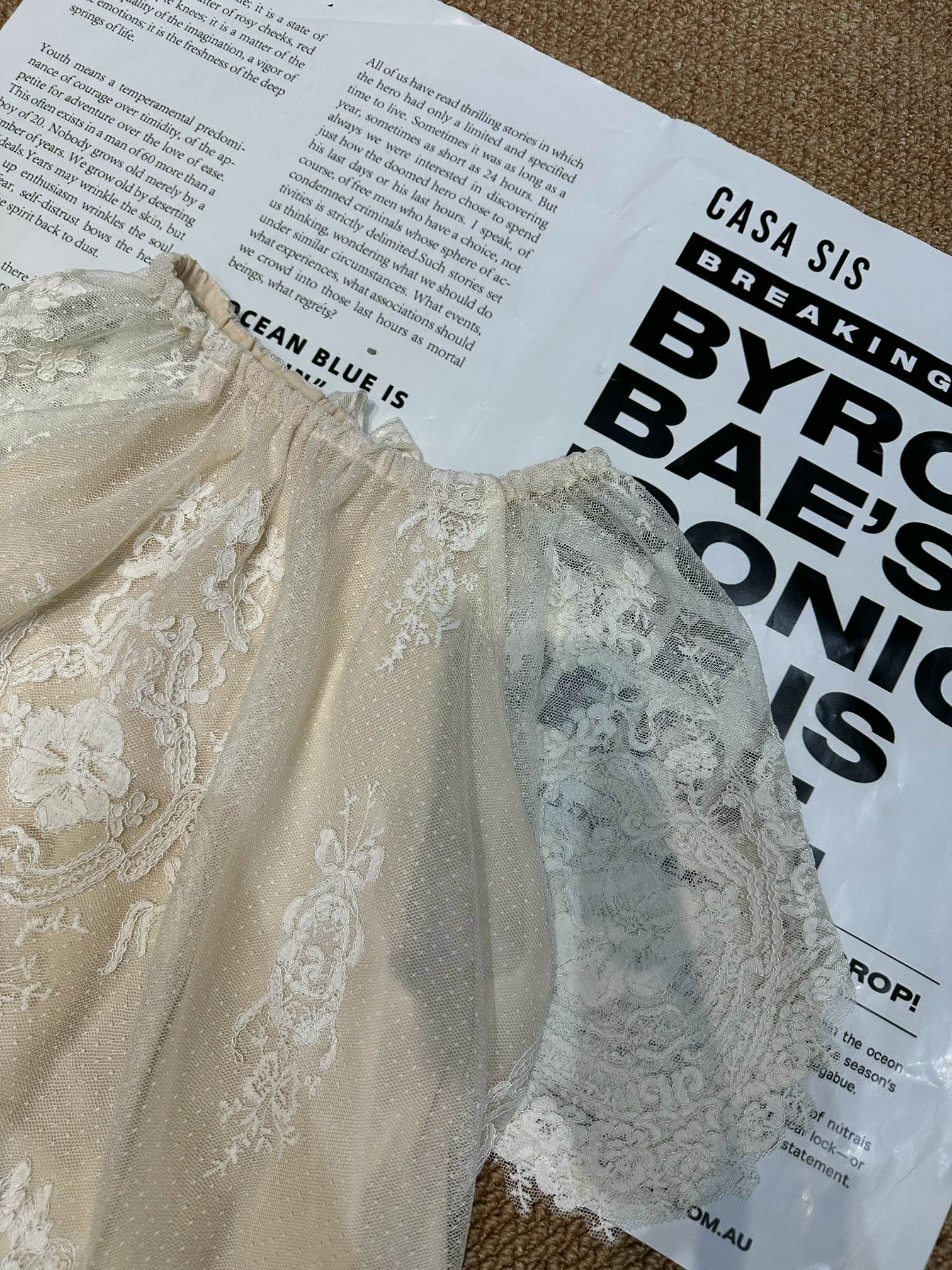 ZIMMERMANN 26S LACE TOP STYLE 60