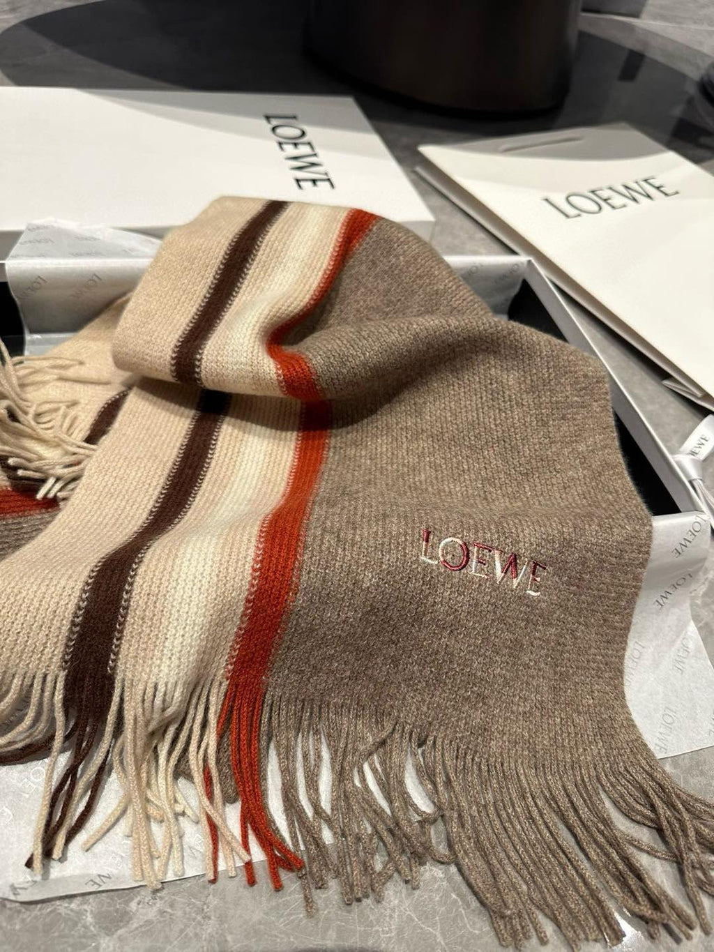 LOEWE 26S SCARF 180 IN CASHMERE 492900