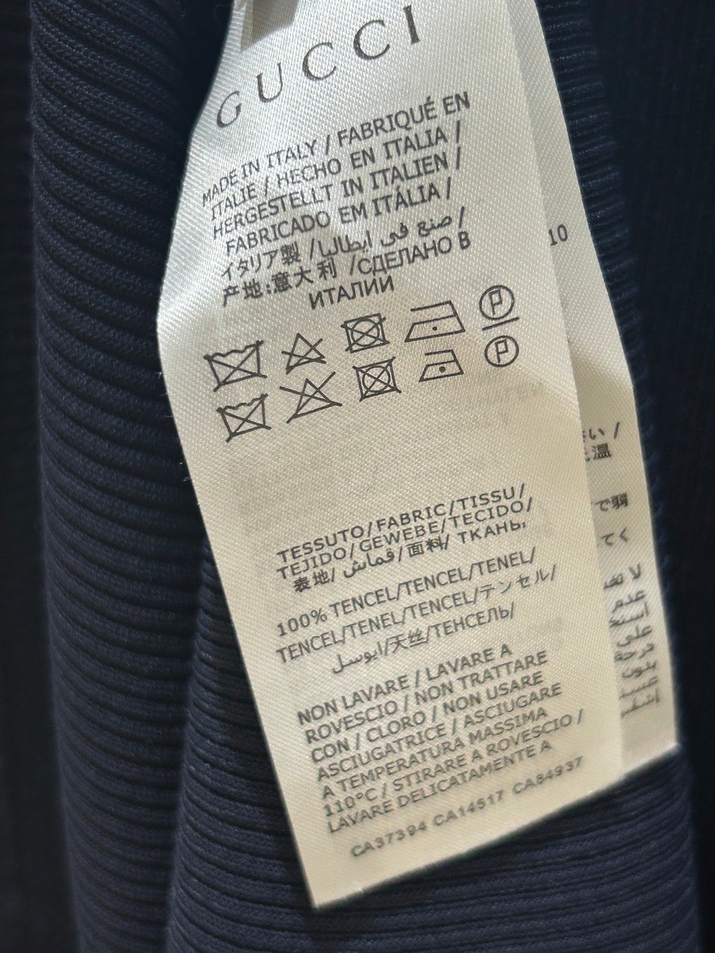 GUCCI 26S SHORT-SLEEVE KNIT POLO DRESS 379