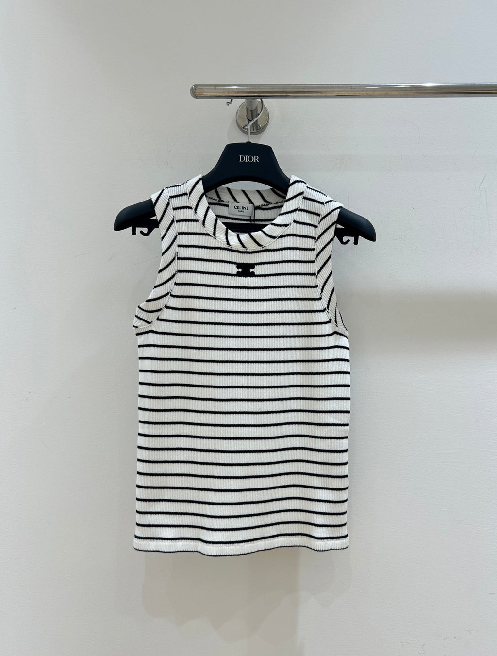 CELINE 26S SLEEVELESS KNIT TOP 404