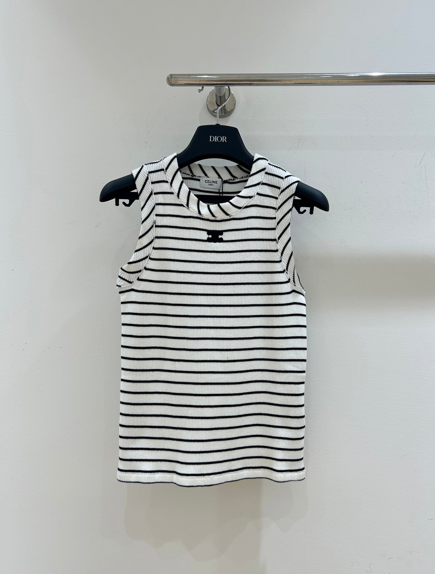 CELINE 26S SLEEVELESS KNIT TOP 404