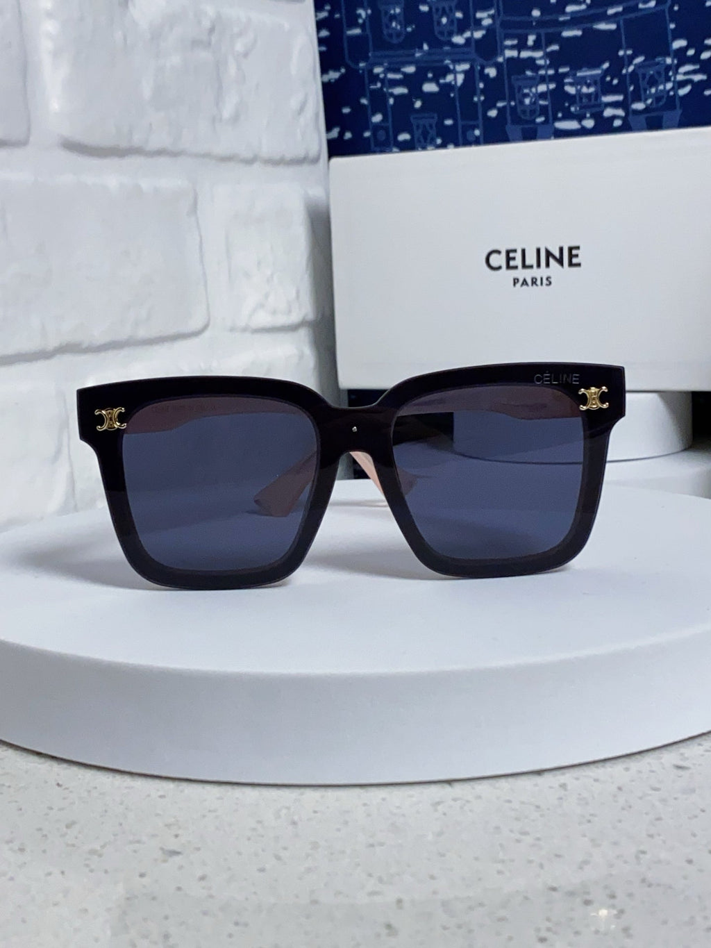 TRIOMPHE SUNGLASSES 548634 IN PINK ACETATE