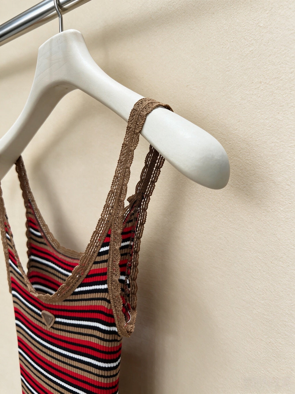 PRADA 26S STRIPED SLIP DRESS 1050