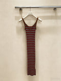 PRADA 26S STRIPED SLIP DRESS 1050