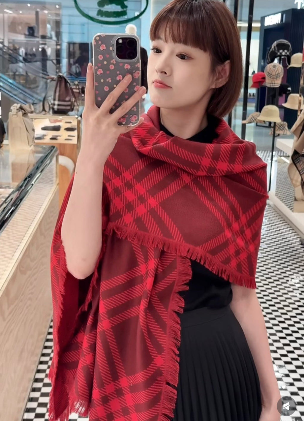 BURBERRY 26S SCARF 200CM IN SILK CASHMERE 192475