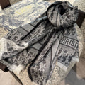 DIOR 26S SCARF 140CM IN SILK & CASHMERE 299997