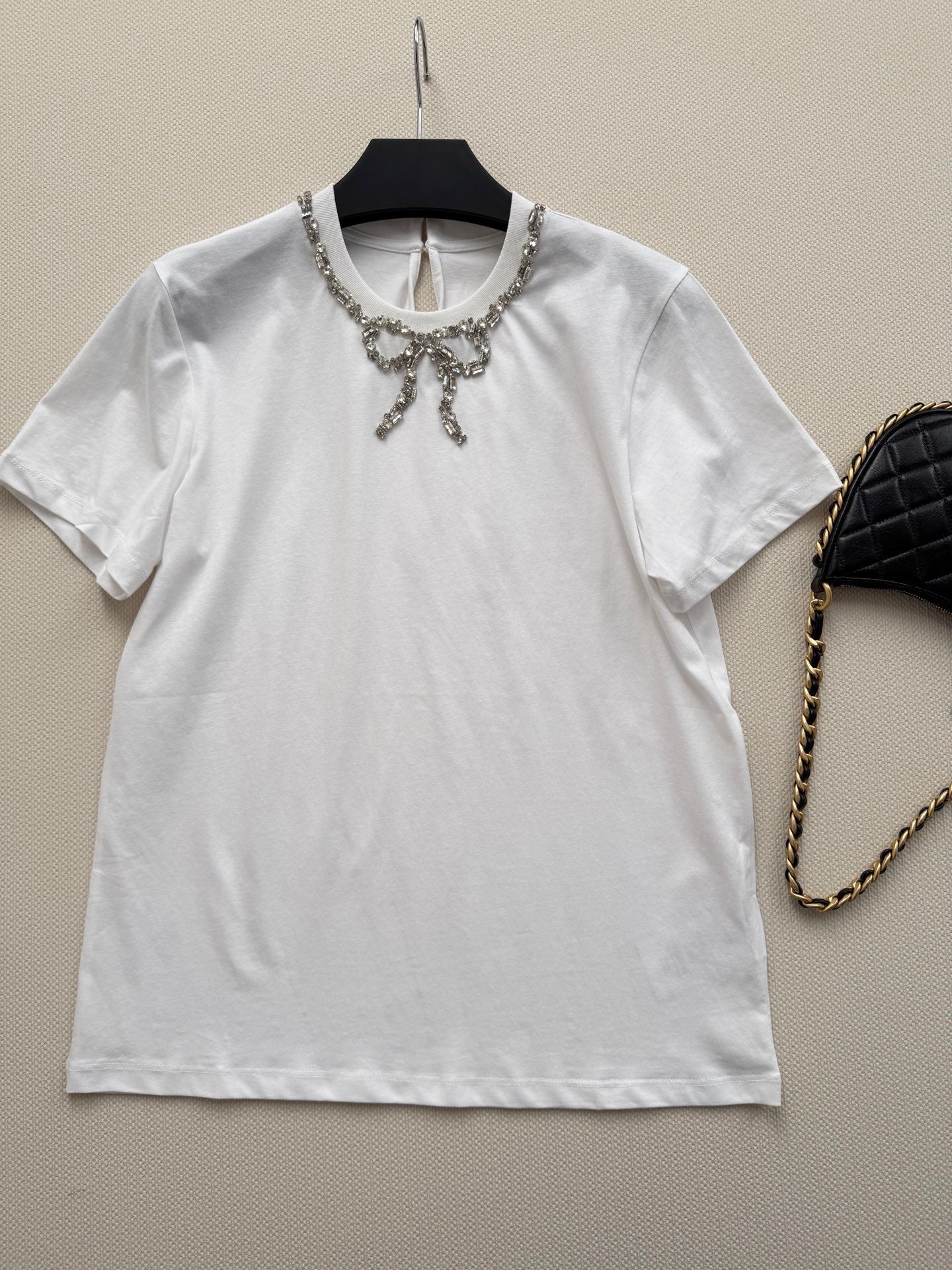 VALENTINO 26S BOW DETAIL T-SHIRT 210
