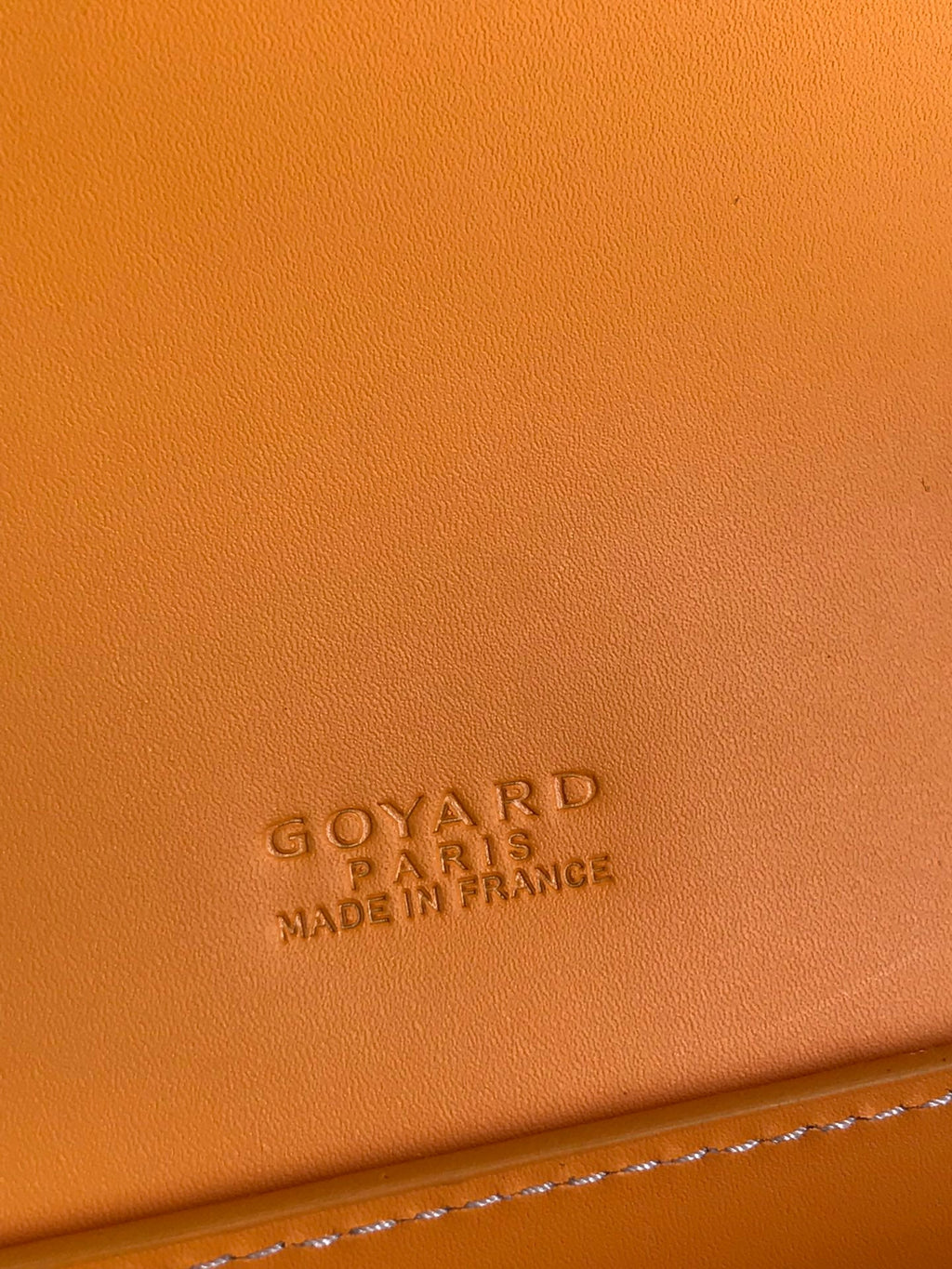DUCHESSE MARIE-CAROLINE BAG 25 IN YELLOW GOYARDINE CANVAS AND SMOOTH CALFSKIN