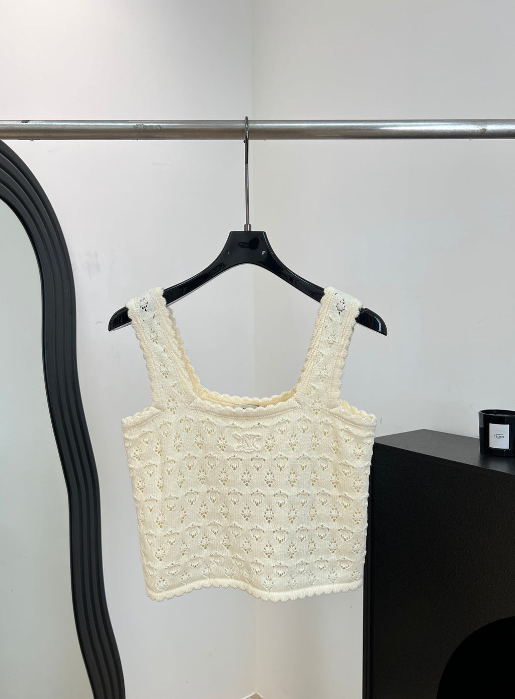 CELINE 26S CROCHET CROP TOP 413