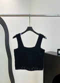 CELINE 26S CROCHET CROP TOP 412