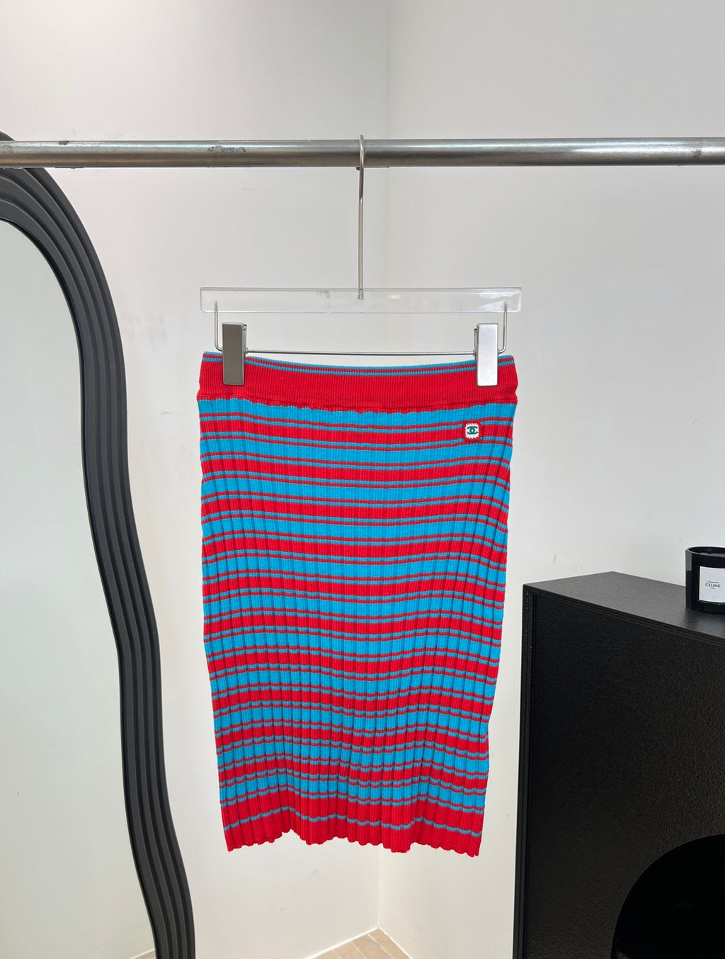 CHANEL 26S KNIT MIDI SKIRT STYLE 1199