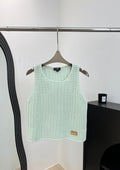 CHANEL 26S SLEEVELESS KNIT TOP 1496