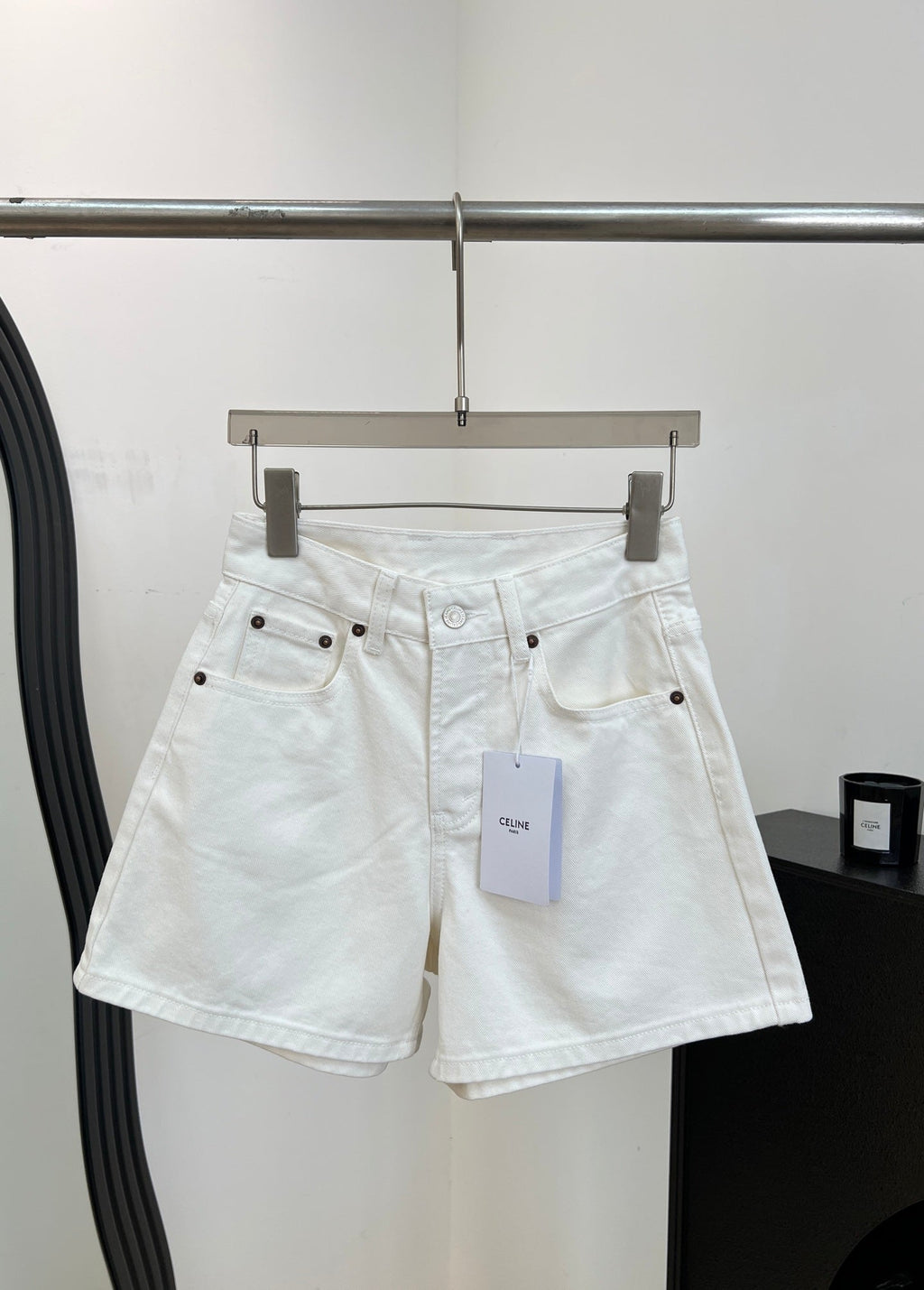 CELINE 26S DENIM SHORTS 397