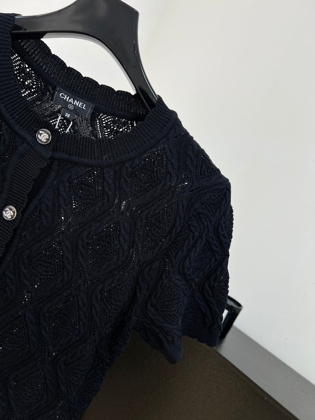 CHANEL 26S SHORT-SLEEVE KNIT T-SHIRT 1413