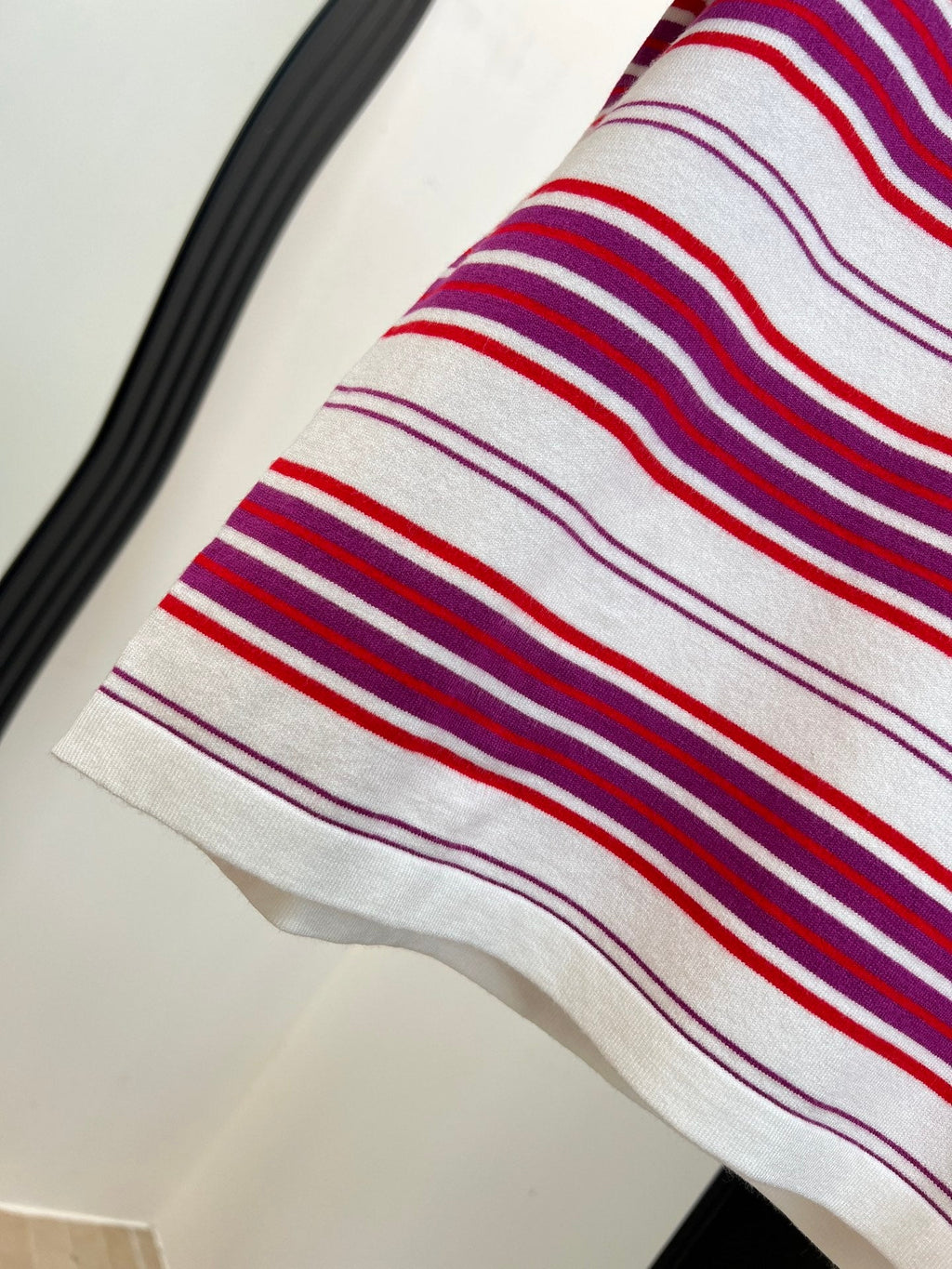 CELINE 26S STRIPED SHORT-SLEEVE POLO SHIRT 398