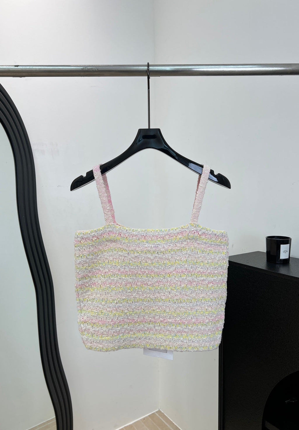 CHANEL 26S TWEED CAMI TOP 1481