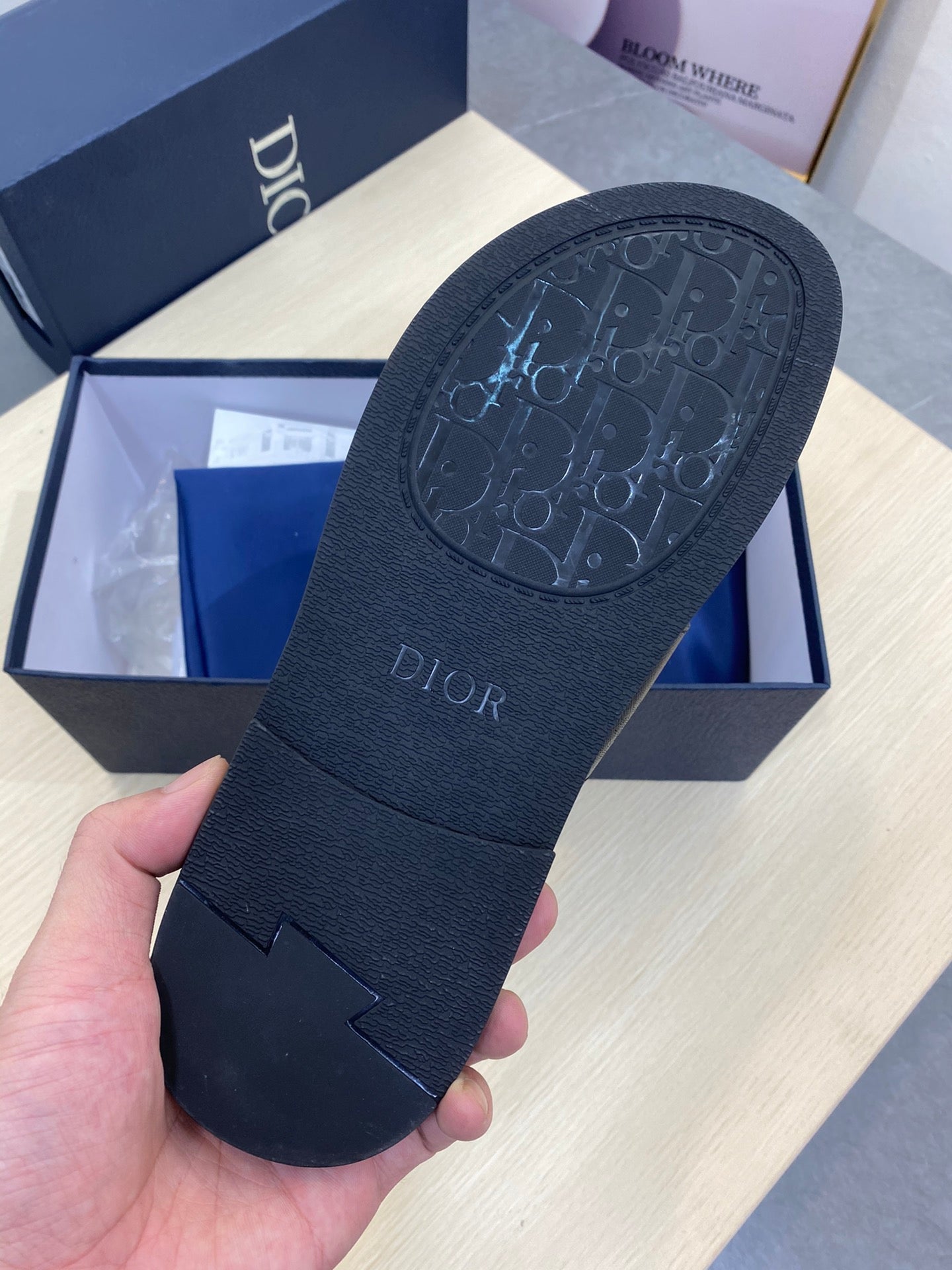 CD H-ALIAS SANDAL DENIM COLOR CALFSKIN