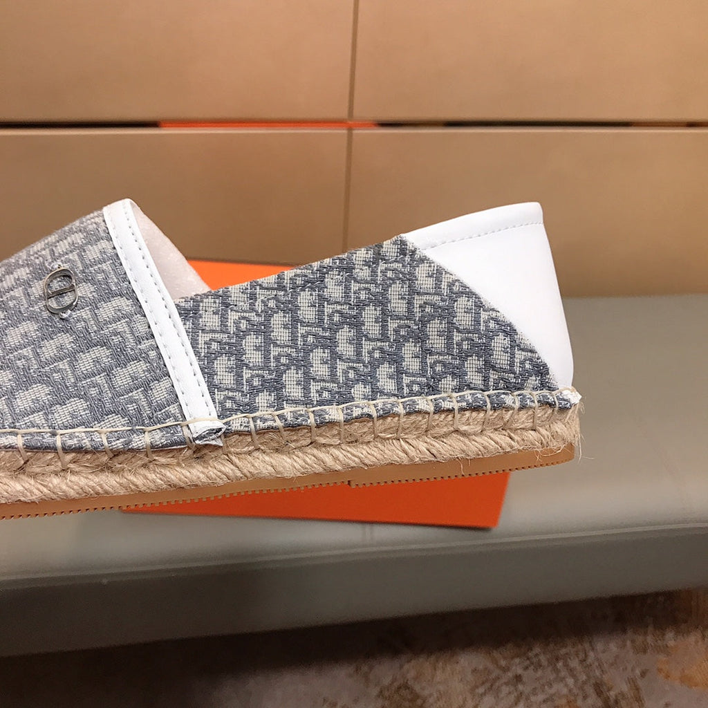 CD PARADISE ESPADRILLE LOAFER GRAY JACQUARD