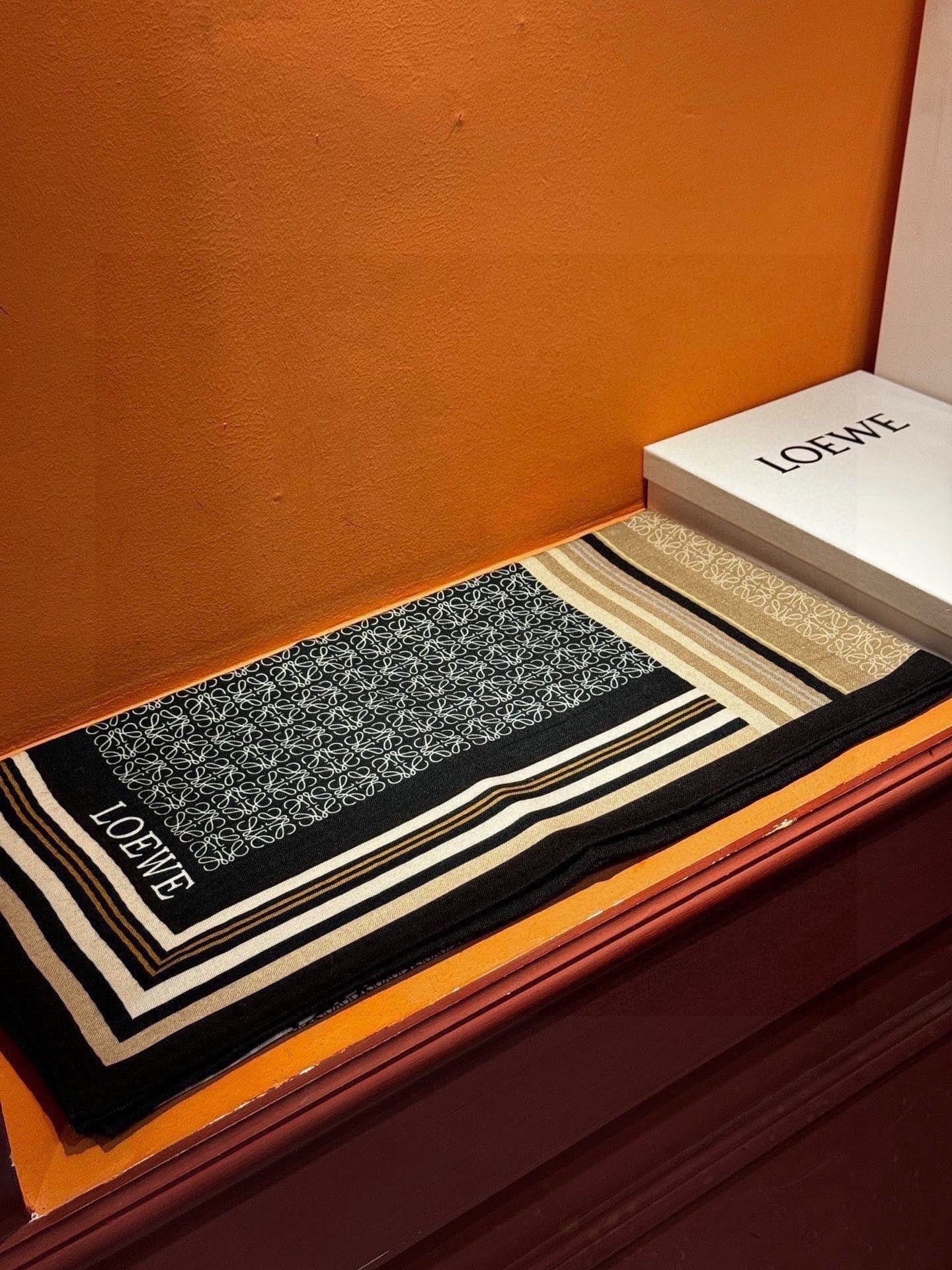 LOEWE 26S SCARF 140 IN CASHMERE SILK 248253