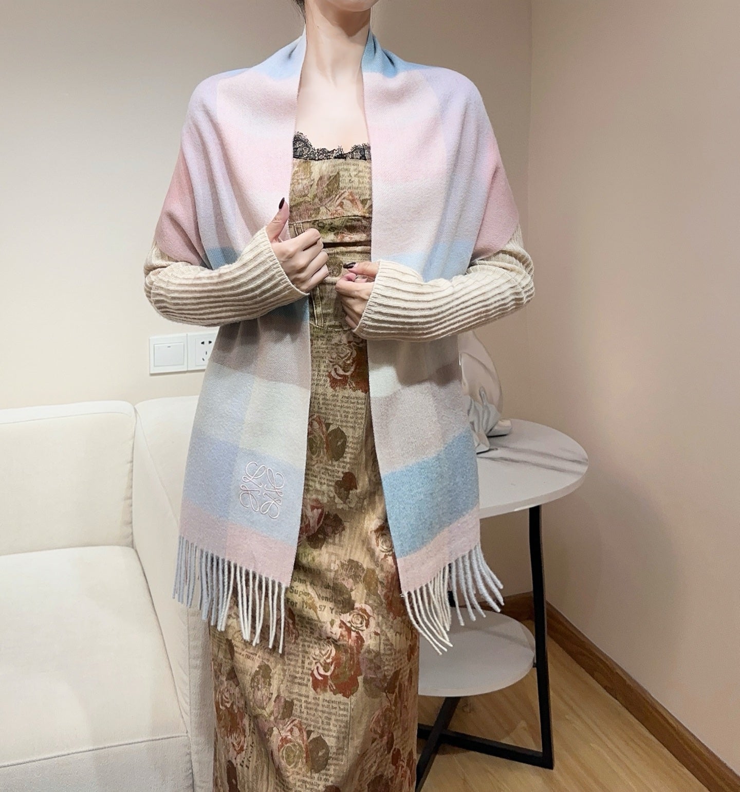 LOEWE 26S SCARF 180 IN CASHMERE 320593