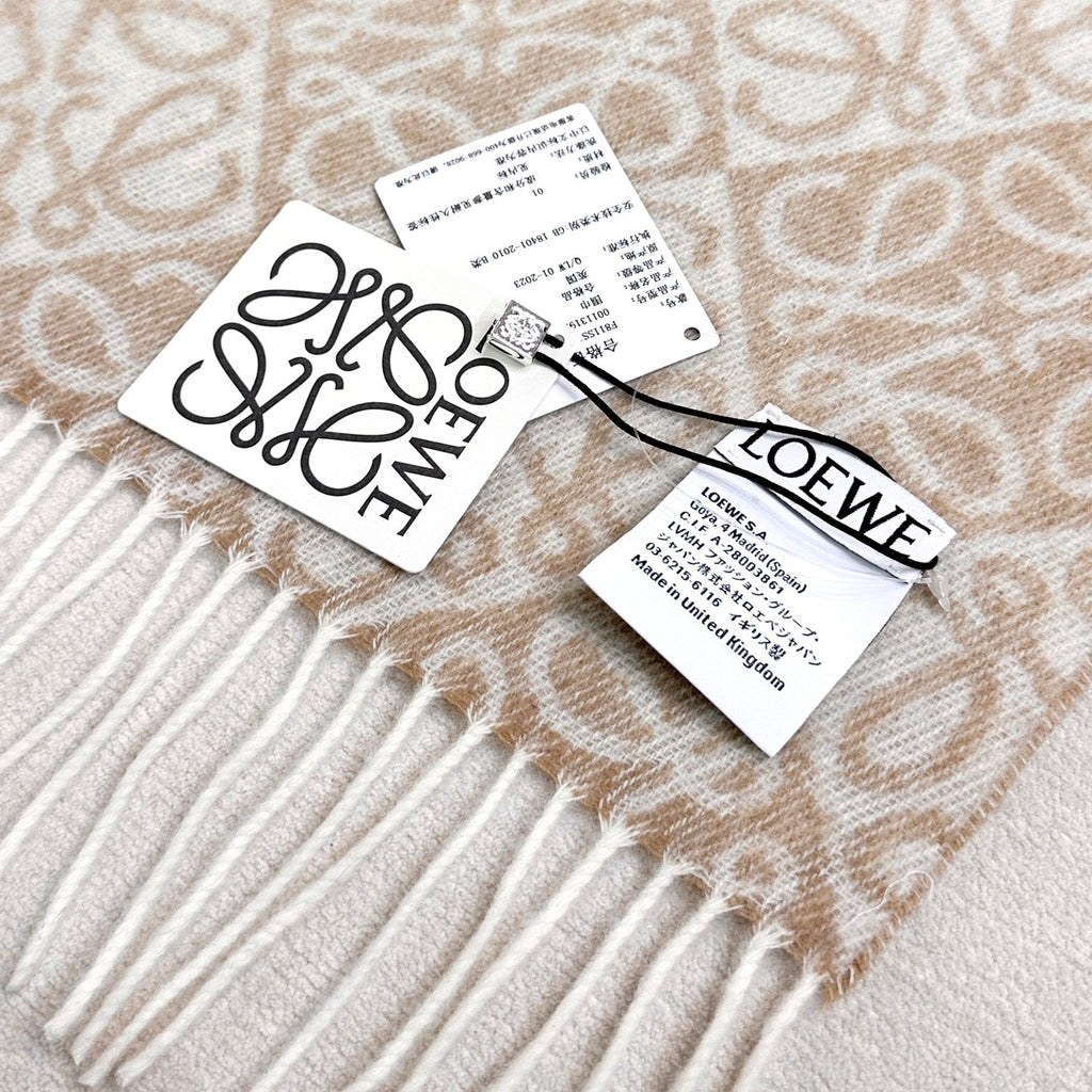 LOEWE 26S SCARF 180 IN CASHMERE WOOL 266432