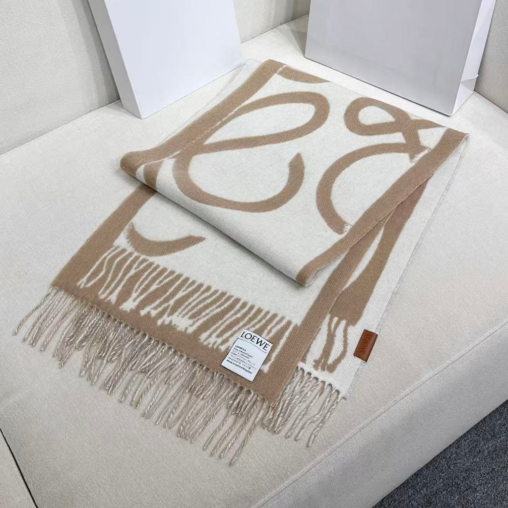 LOEWE 26S SCARF 180 IN CASHMERE WOOL 311814