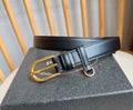 PRADA 26S BELT 25 MM IN BLACK CALFSKIN 658538