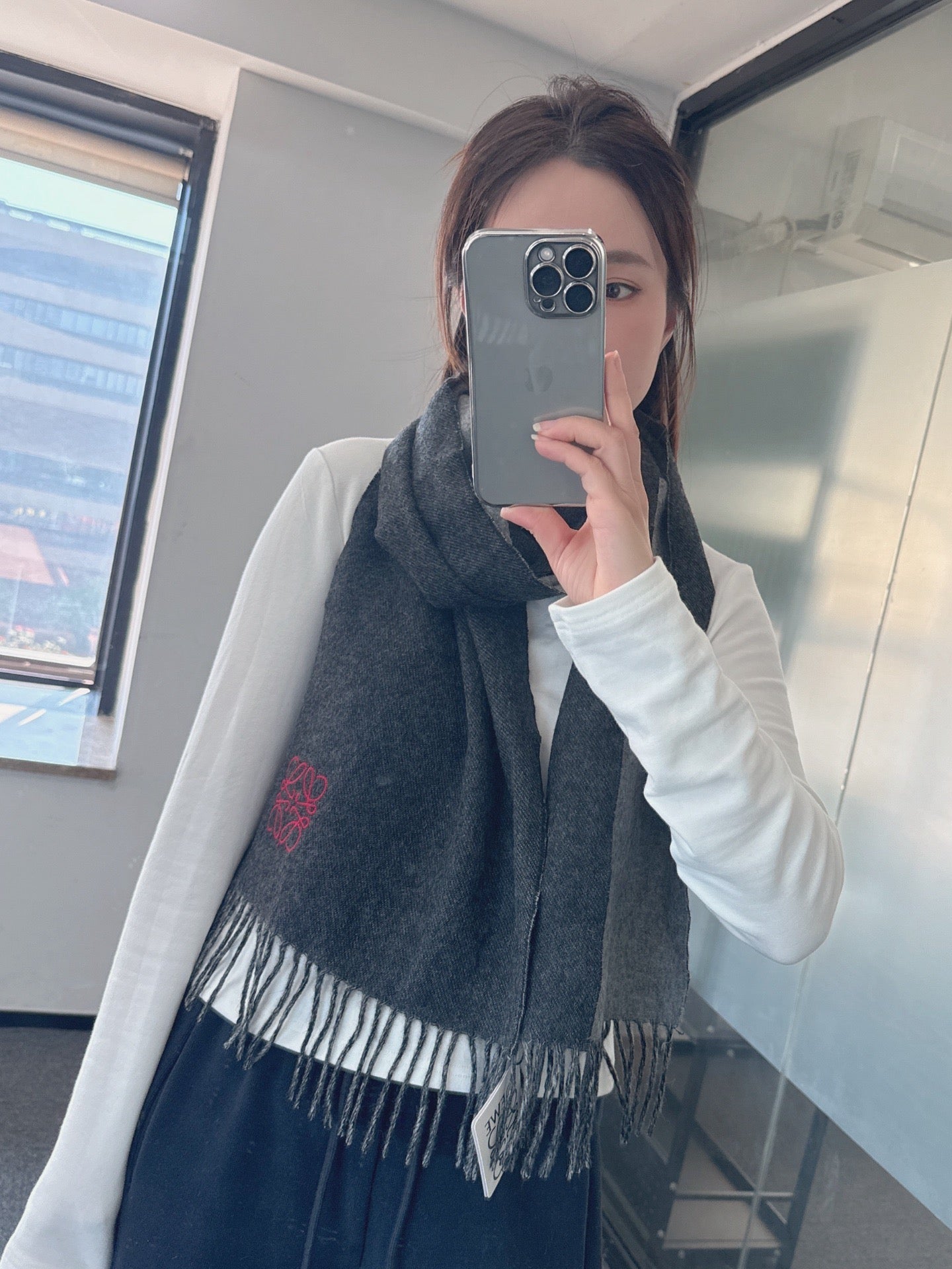 LOEWE 26S SCARF 180 IN CASHMERE 181844