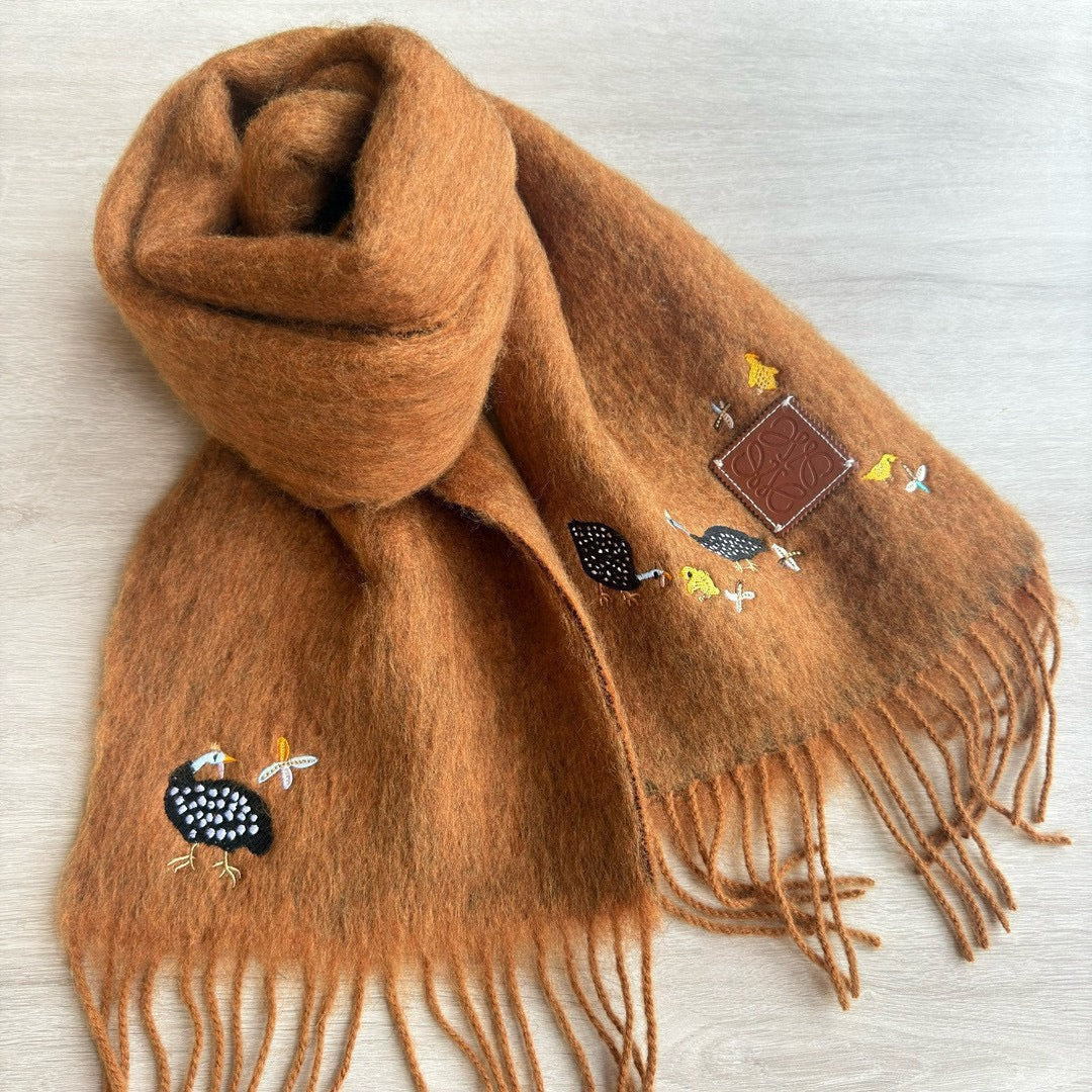 LOEWE 26S SCARF 185 IN MOHAIR WOOL 202491