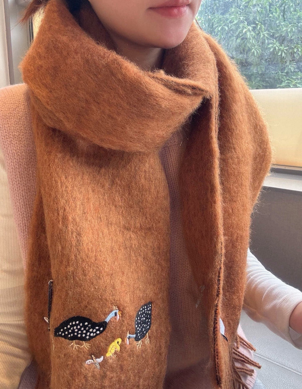 LOEWE 26S SCARF 185 IN MOHAIR WOOL 202491