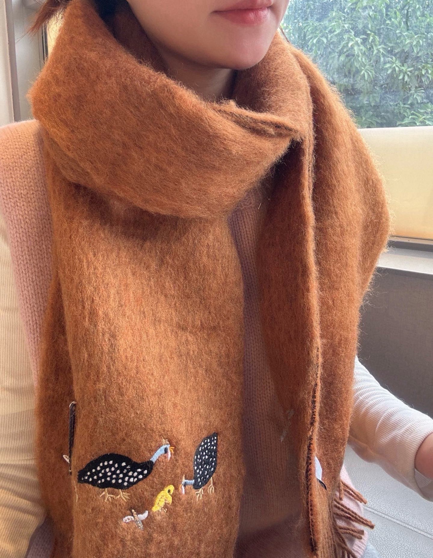 LOEWE 26S SCARF 185 IN MOHAIR WOOL 202491