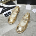 MARY JANE GOLDEN SHEEPSKIN